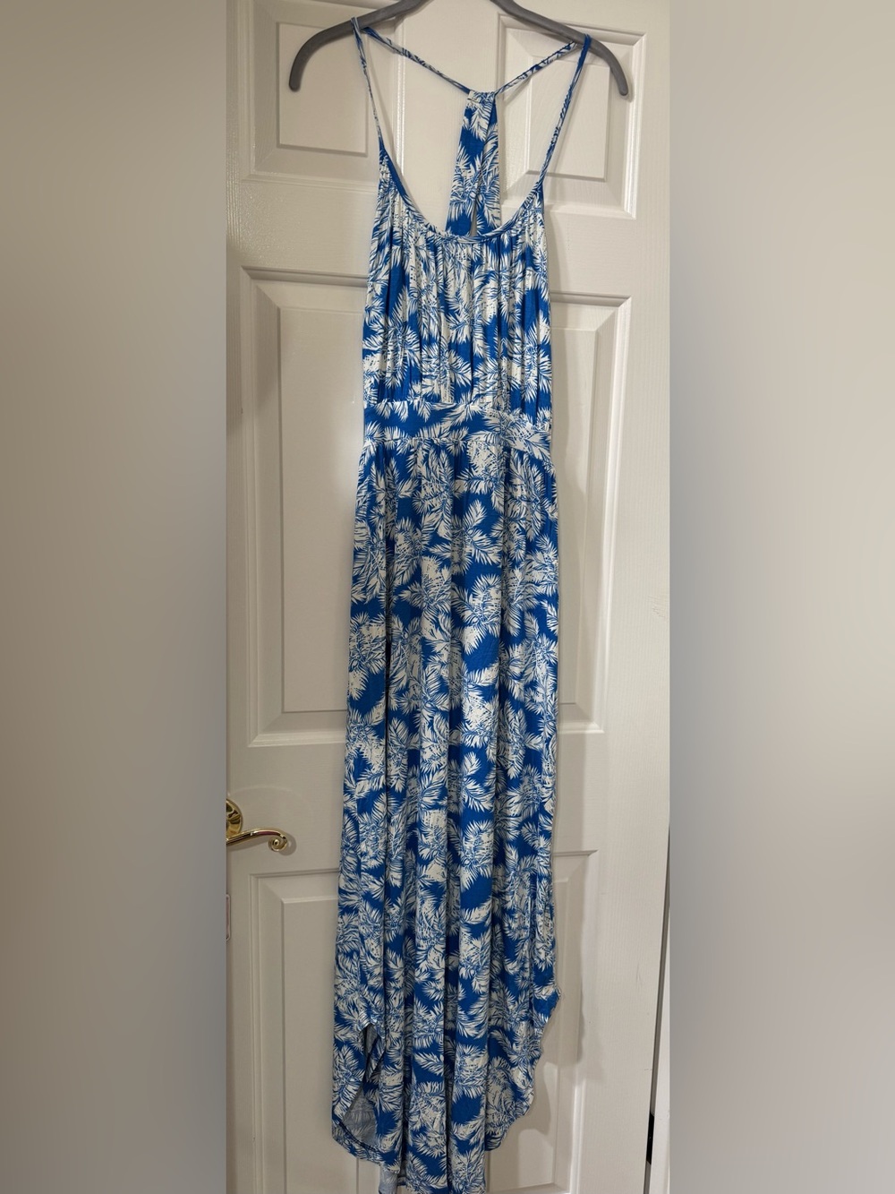 Fraiche by J Palm Blue Maxi Dress - Lightweight Summer Style *NWT